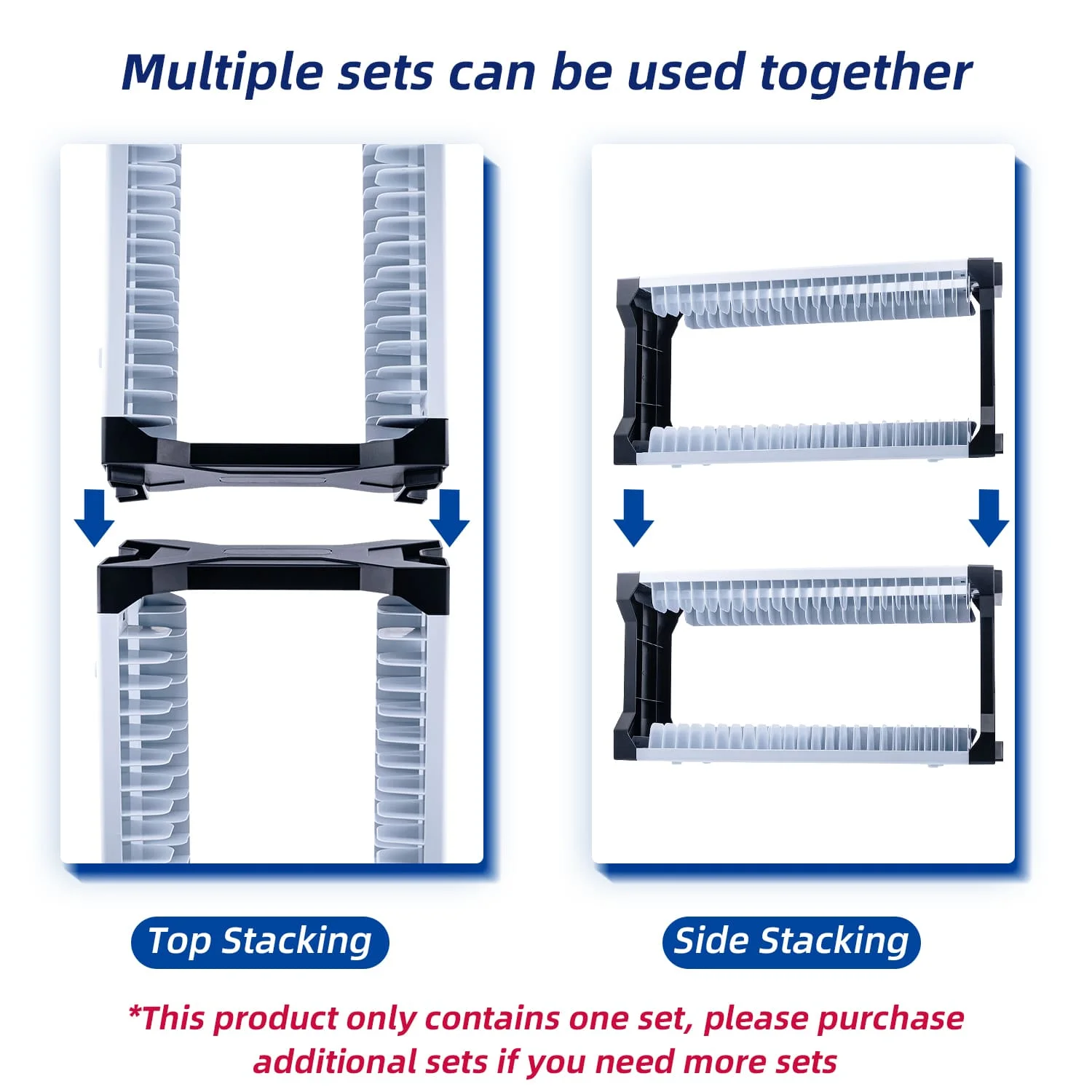 DOBE Game Disc Storage Station for PS5 for Xbox series X/S Store Stand Base Game card Display for Nintendo Switch for PS4