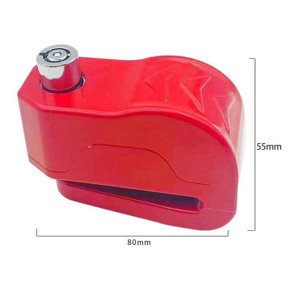 UMEDO Metal Waterproof Anti-theft Brake Disc Alarm Disc Lock Wheel Disc Brake Lock Motorcycle Bicycles Scooter Bike Spare Parts