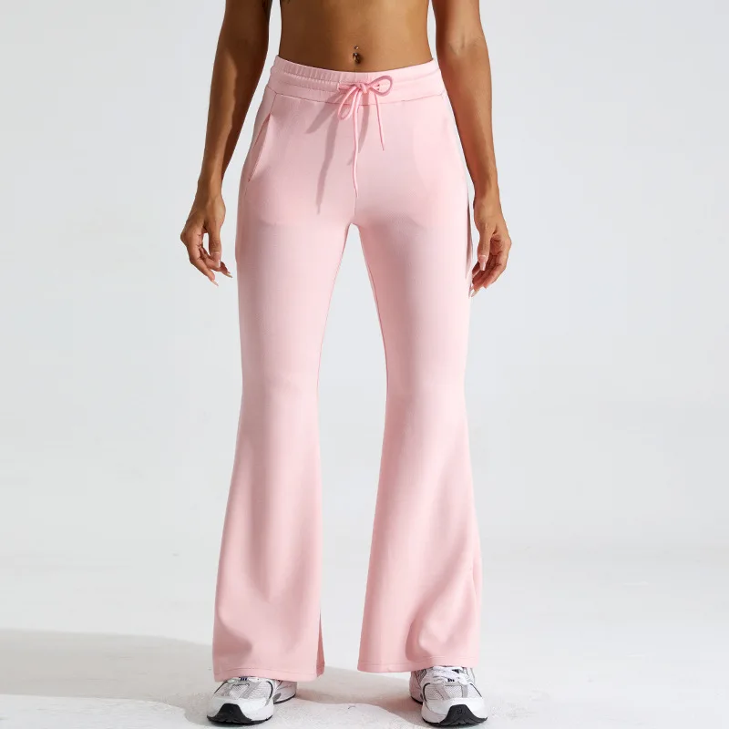 Lycra Antibacterial Odor-Resistant High-Waisted Yoga Pants Elastic Tight-Fitting Sports Fitness Clothing XL Hip-Lifting Solid