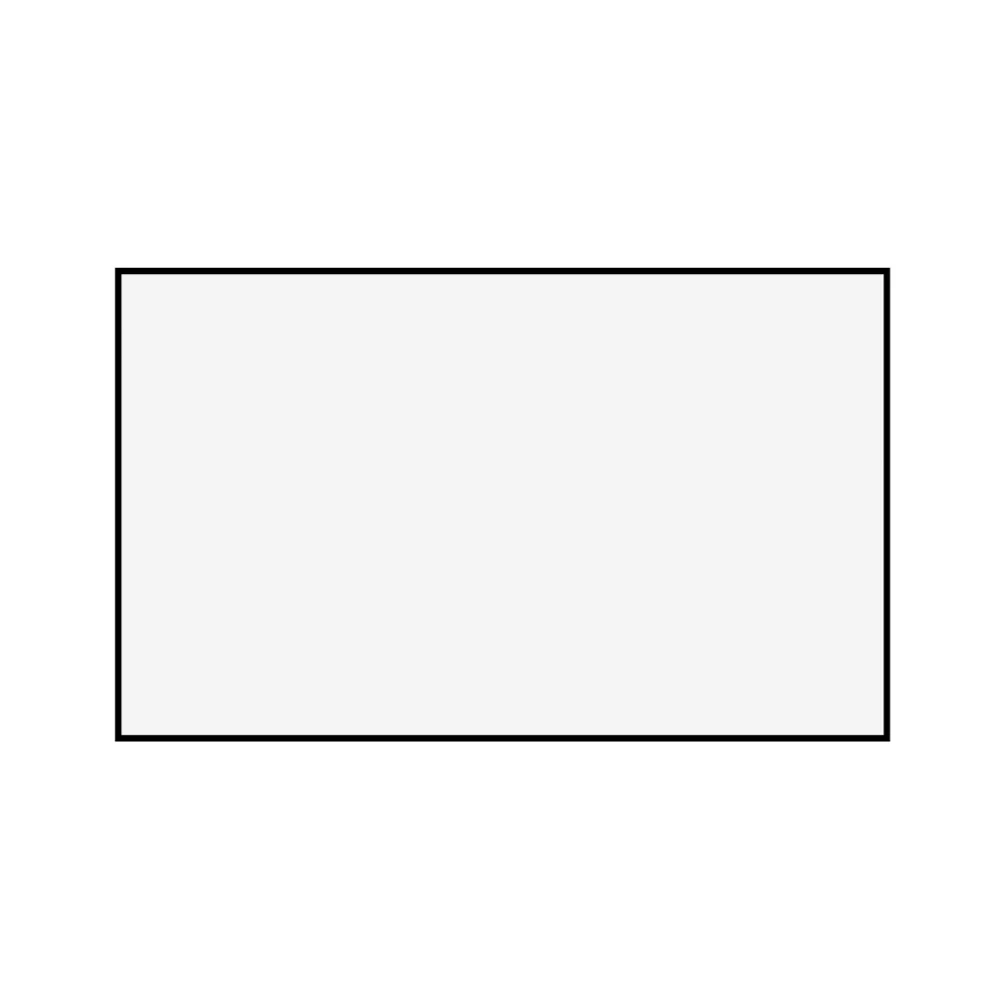 
Edge Width 6 cm Fixed Frame Projector Movie Screen 100 inch Matte White Fiber Material 