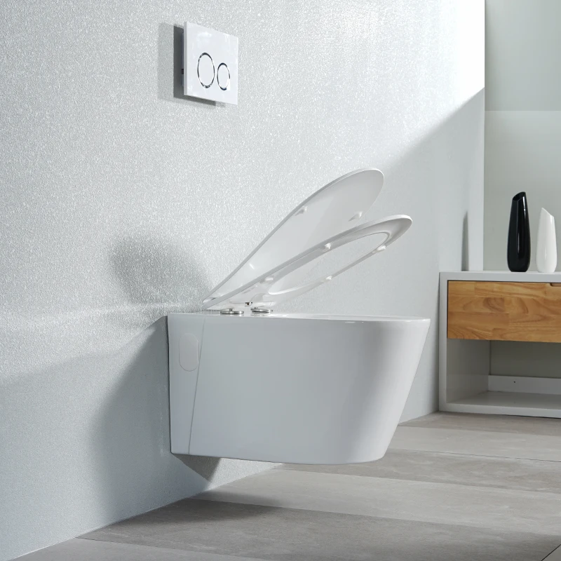 european hanging toilet bathroom washdown one piece toilet rimless ceramic wall hung toilet