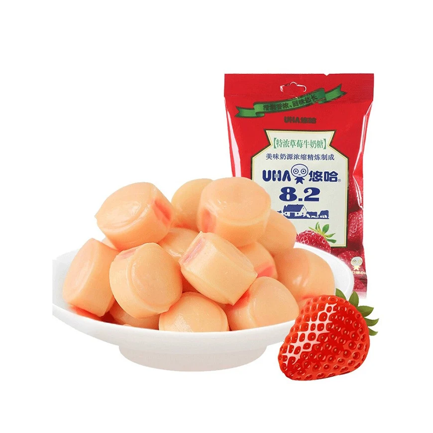 Китайский производитель, конфеты с ароматом молока, оптовая продажа, японский бренд, упаковка для молока, жевательные Молочные Конфеты