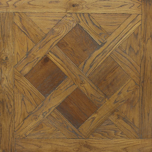 Customized French Oak Distressed Engineered Multilayer Versailles Parquet Wood Flooring