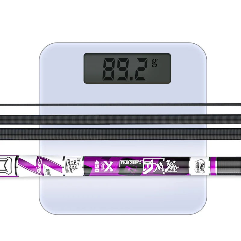 Customized 3.6m - 10m Carp Fishing Rod Feeder Hard Frp Carbon Fiber Telescopic Fishing Rod Fishing Pole