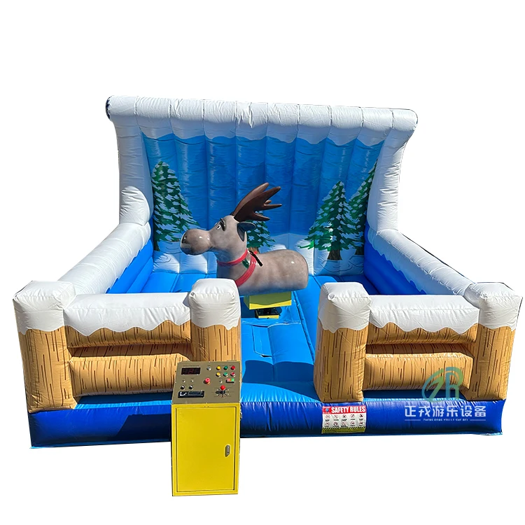 Inflatable Rodeo Reindeer/ Mechanical Reindeer Machine/ Bucking Bronco Amusement Rides For Sale