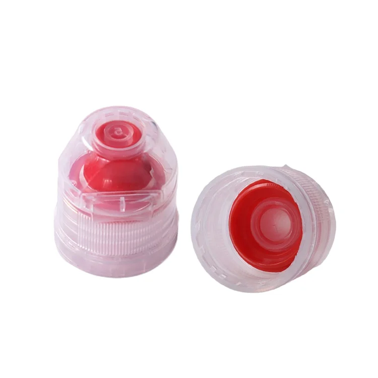 Wholesale Factory Price 28/400 PCO 1810 32mm Anti-Theft Sports Water Bottle Lids Plastic Flip Top Cap with Silicone Valve