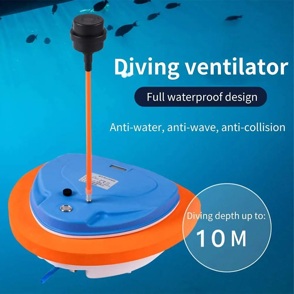 Europe Warehouse In Stock Equipment Fishing And Aquaculture Underwater Scuba Diving Ventilator 10 Meter 3.5hours 5hours