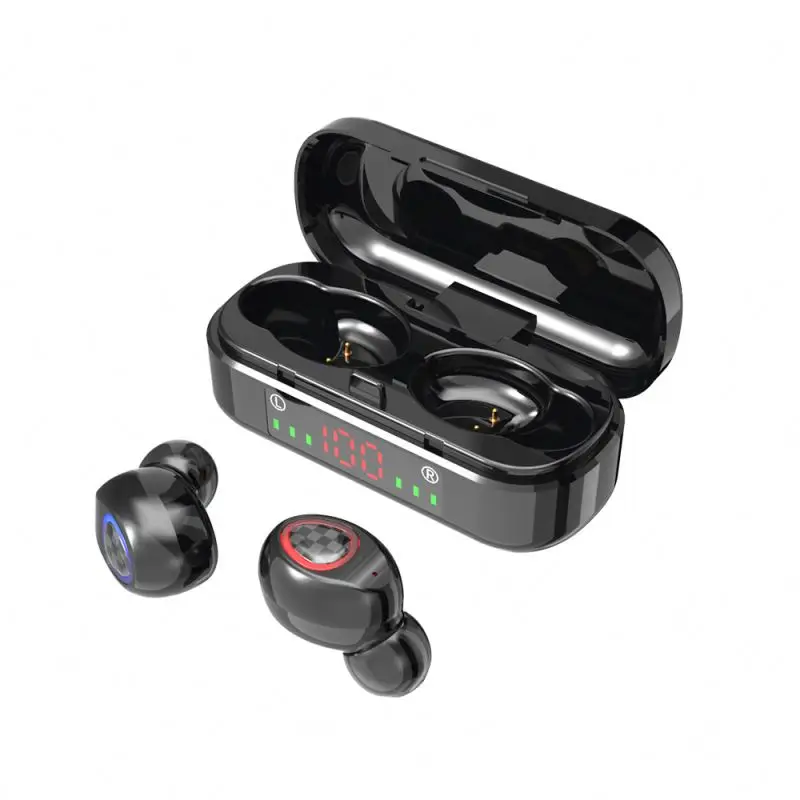 V7 Noise Canceling Earbuds Deep Bass Be Loud Proud Top With Great Mic Ipx7 5.1 3500 Ma Blurtooth Earphone I 18