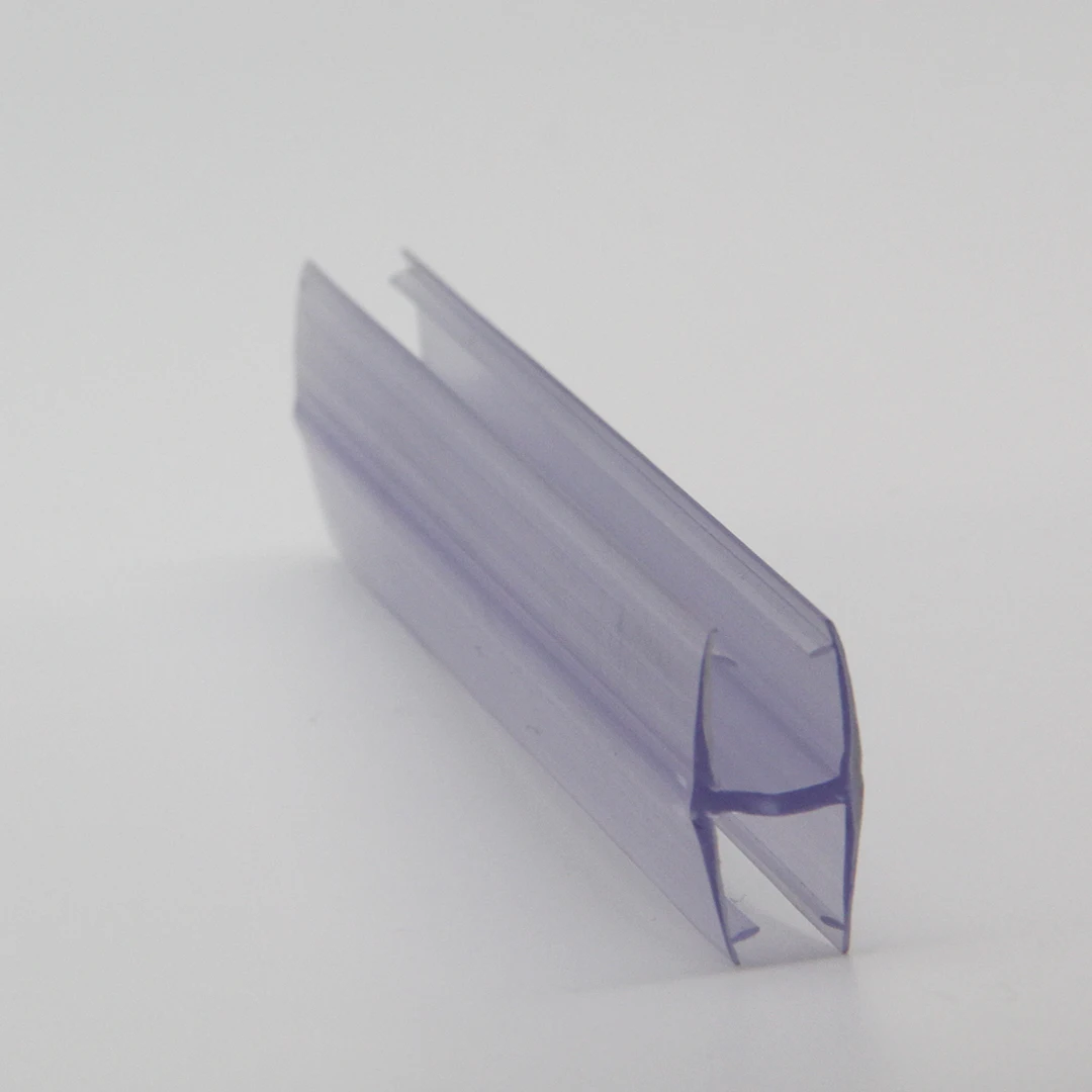 H style 180 degree glass to glass inline shower door seal