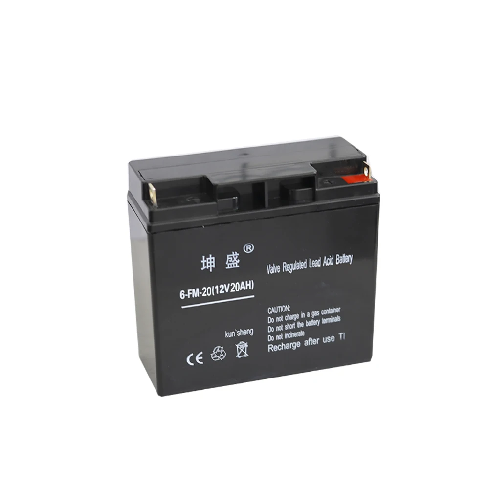 kunsheng Chinese best manufacturer 12v 20ah lead  acid rechargeable battery small sealed agm battery