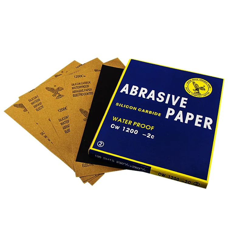 230*280MM Silicon Carbide Wet And Dry Sandpaper Eagle Brand Water Proof Sandpaper