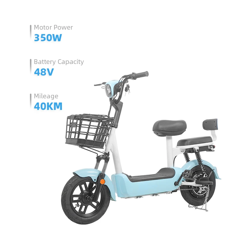 2021 Enduro Tyre Bicycle Electric Bike Electric Bicycle With Motor 350W 48V 12A Electric Bicycle For Safety