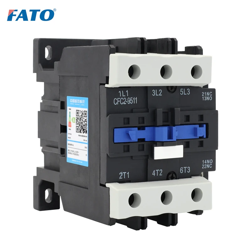FATO Din Rail AC LC1 Magnetic Contactor electrical supplies 65A/80A/95A 220V/380V 3 Pole Motor Reversing