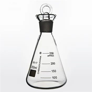Erlenmeyer колба Китай Шанхай боросиликат Лабораторная посуда Lodine колба