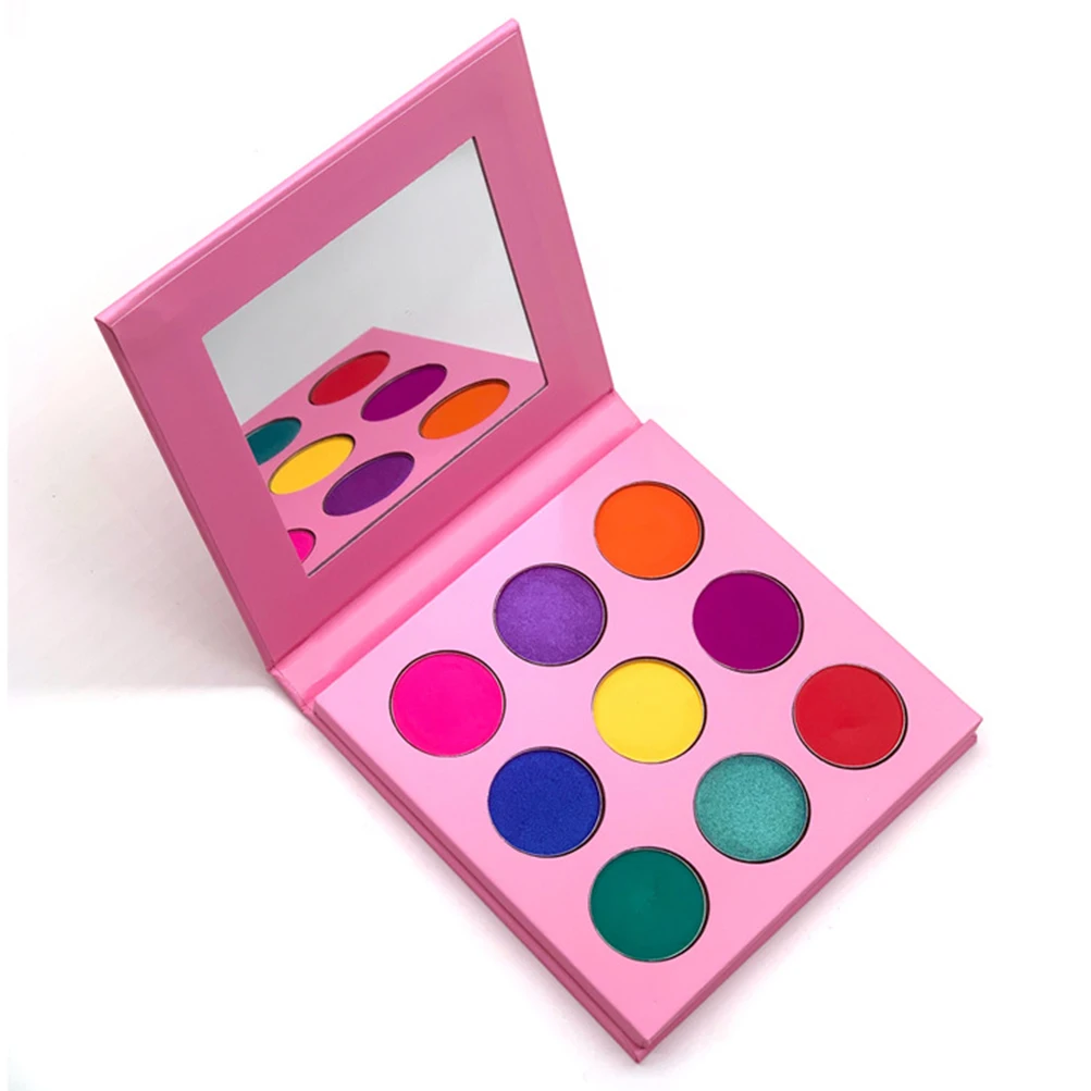 9 Colors Optional Eyeshadow Palette Optional Color Pearlescent Matte Private Customized Cosmetics