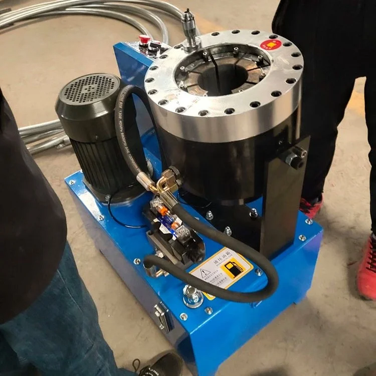 Factory price hydraulic air hose press machine