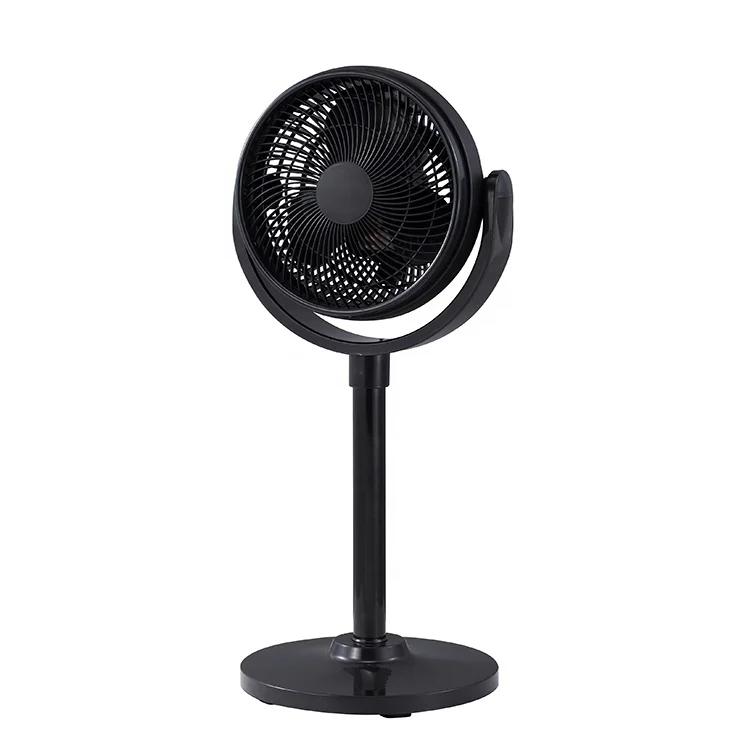 New design low noise black modern 12 inch 3 speed home office small room smart cool air circulation fan