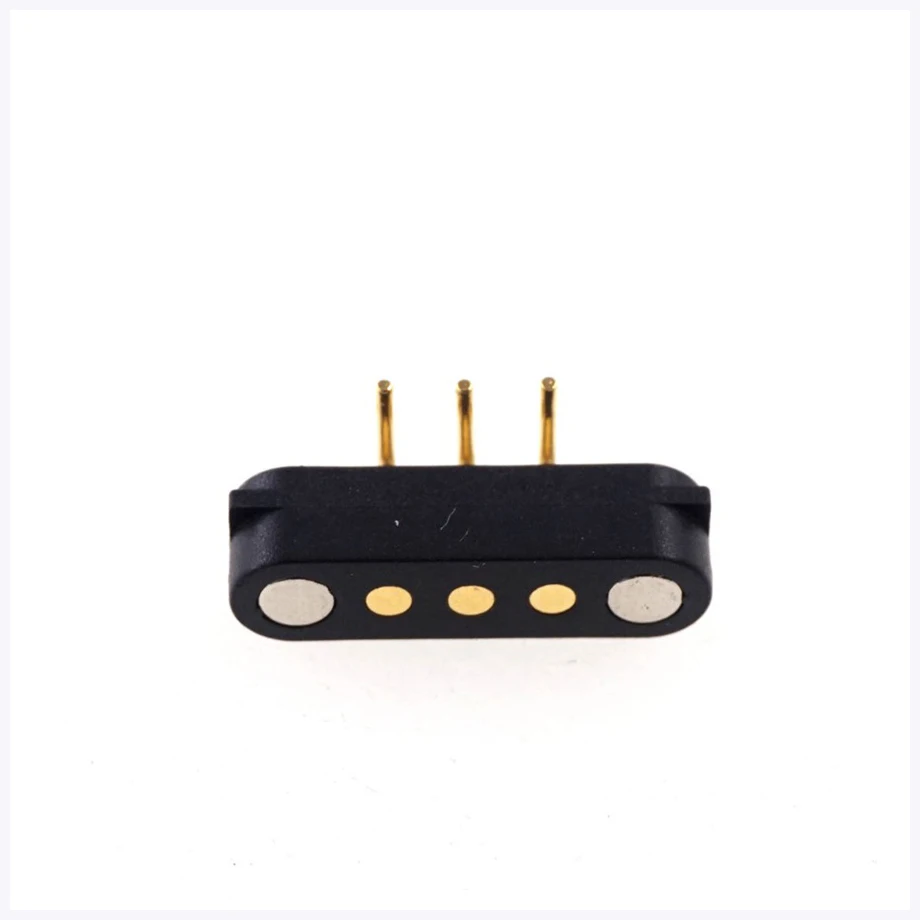 Wholesale 2.54mm Pitch Male and Female Magnetic Connector Strong Magnetic 3 Pin Right Angle Pogo Pin Connector