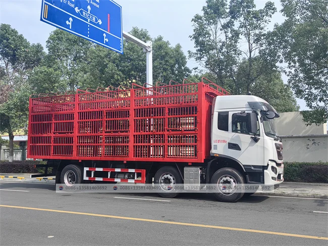 Dongfeng хорошее качество забор грузовой автомобиль для перевозки свиней доставка всех сельскохозяйственных животных и птицы