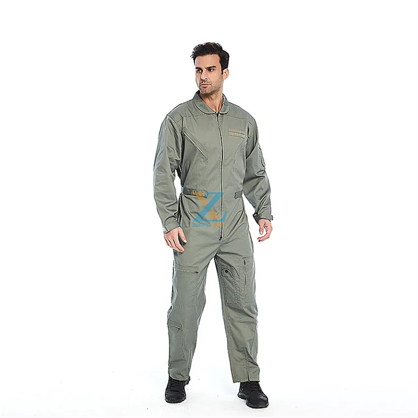 Safety work clothes, construction uniforms, industrial safety jumpsuits