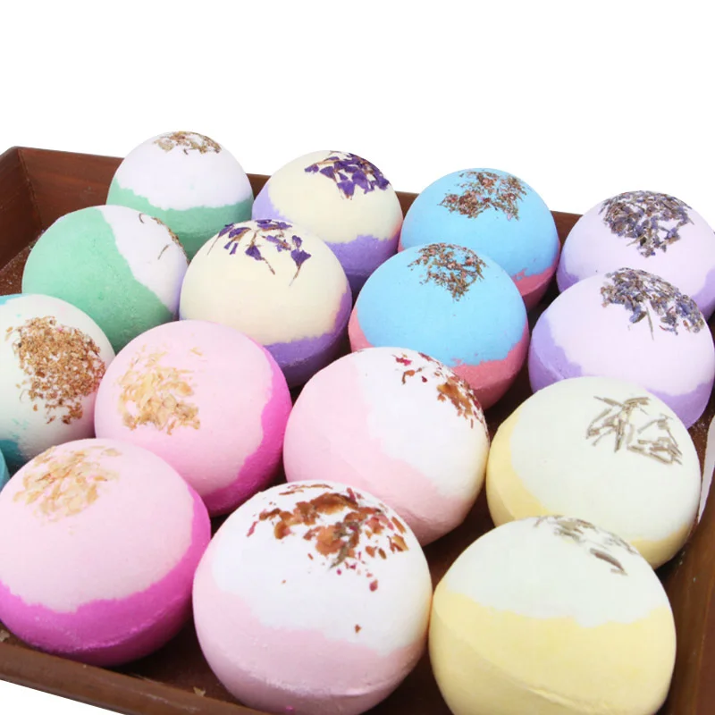 Quality Organic 100% Natural Bath Bomb Fizzy Powder Organic Gift Cube 2021 Mini Bath Bombs Making Kit Essential Oil Bath Bomb