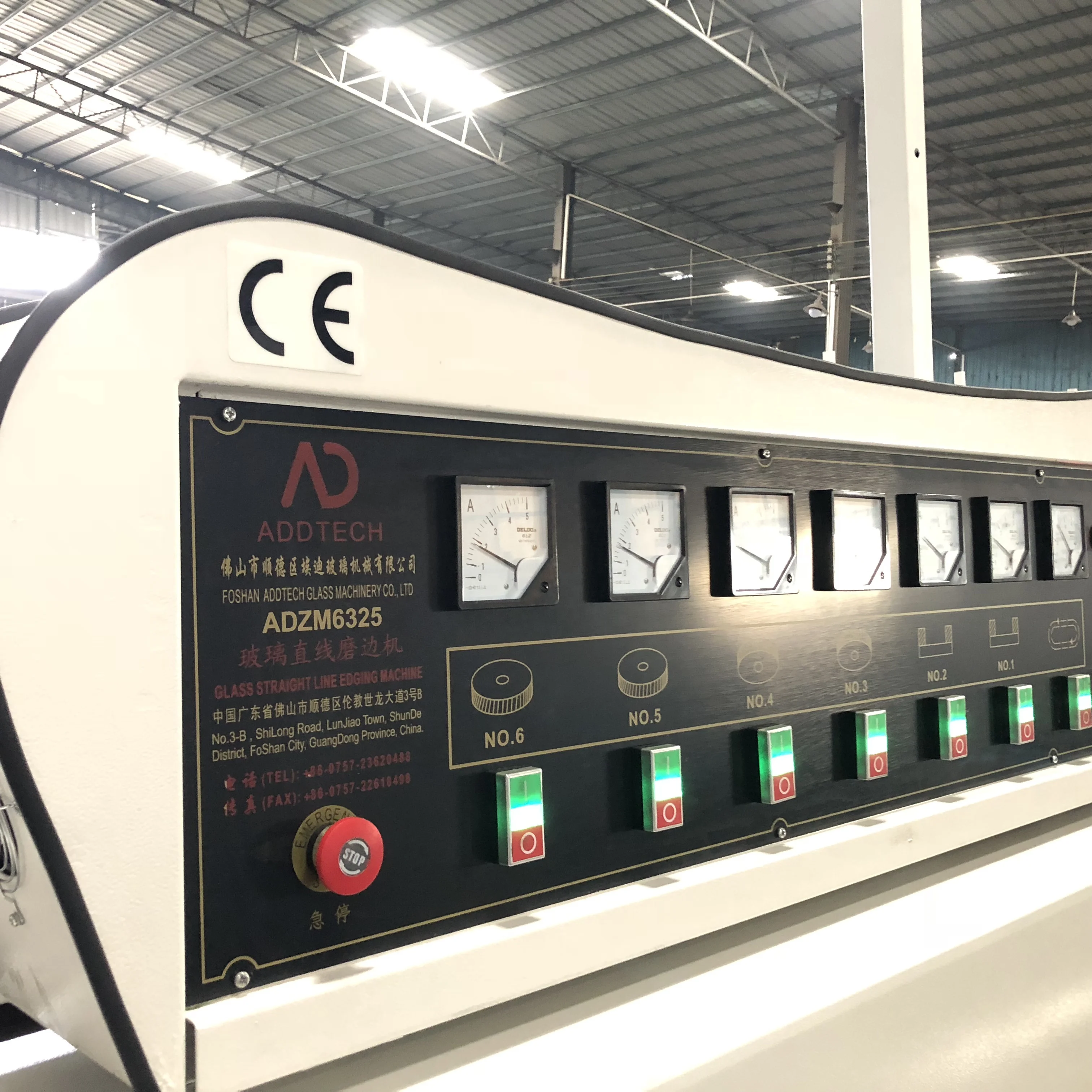 Машина для полировки окантовки стекла с 6 моторами/машина для полировки кромок стекла с прямой линией