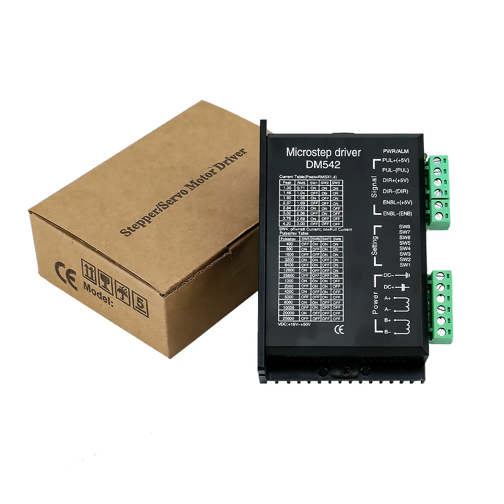 Высокое качество; 1 предмет в комплекте; DC20-50V 4.2A DM542 Драйвер шагового двигателя контроллер для Nema23