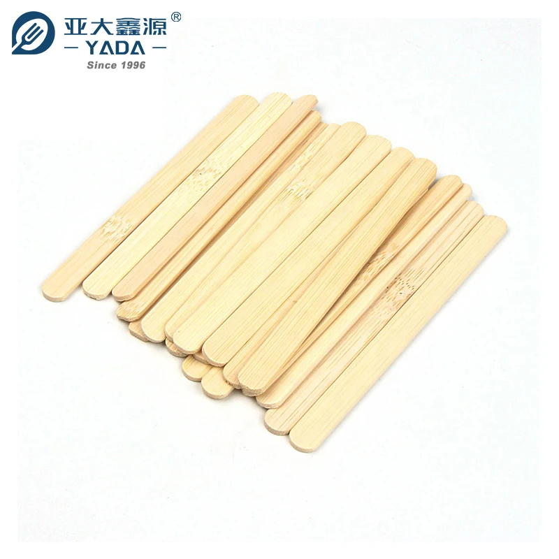 YADA Birch Wood Lollipop Disposable Customized Logo Wooden Ice Cream Sticks for Automatic Machine