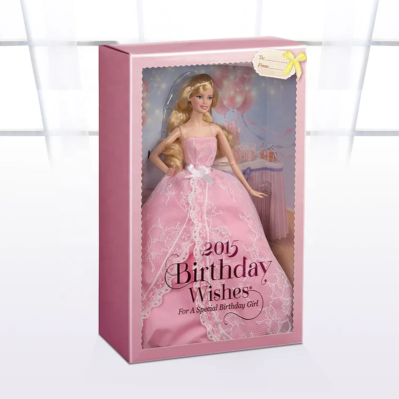 Фабричная дешевая Подарочная коробка для кукол упаковка игрушек с логотипом на