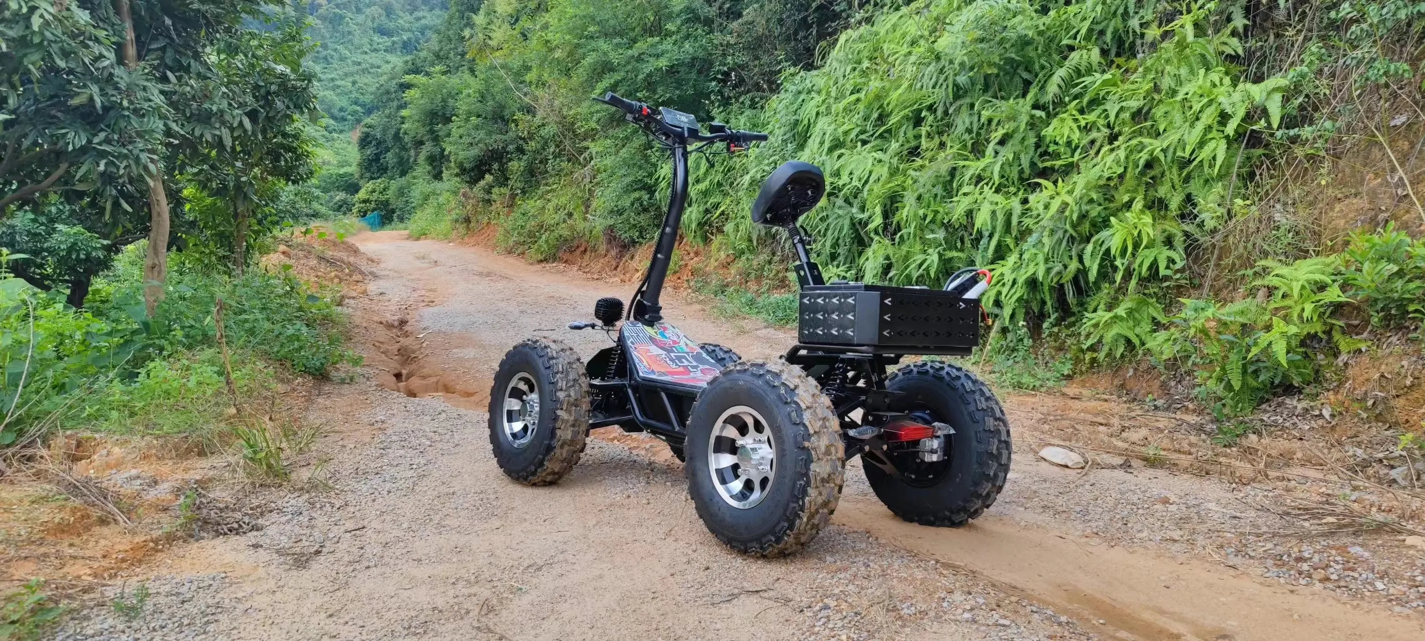 Long Range 50Ah 80Ah Four Wheeler Bikes Electric Off Road 21Inch 60V 8000W Speed 50Kh Atvs Electric Quad Bike Adult Atv Bike
