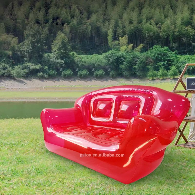 Portable Outdoor Camping Double Size Inflatable Sofa Chair for Adults Kids