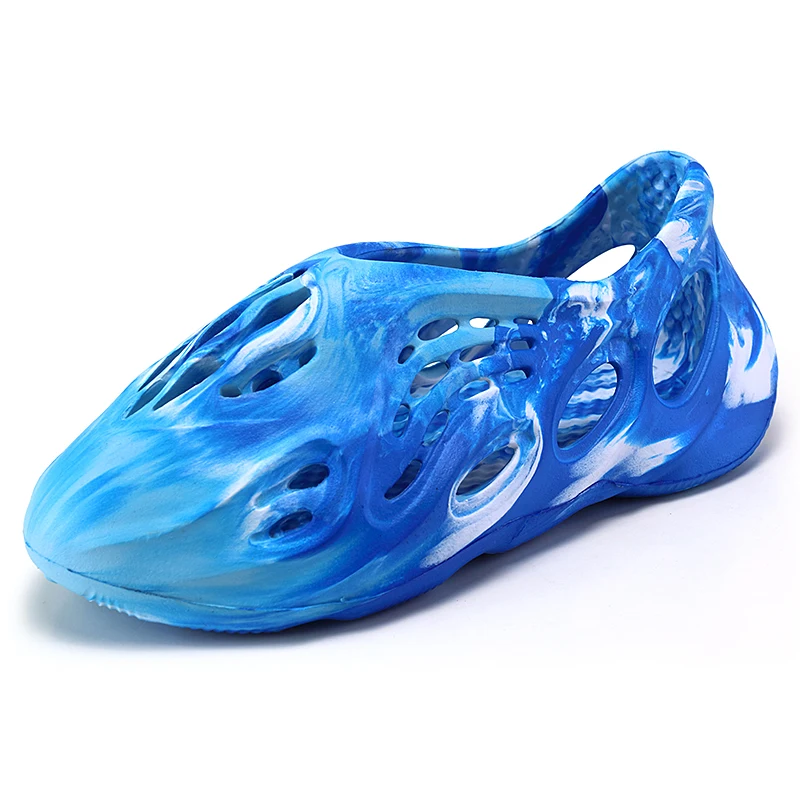 2021 New color pink fashion kids slip on yeez  summer beach sandal  girl boy men women soft  yeez