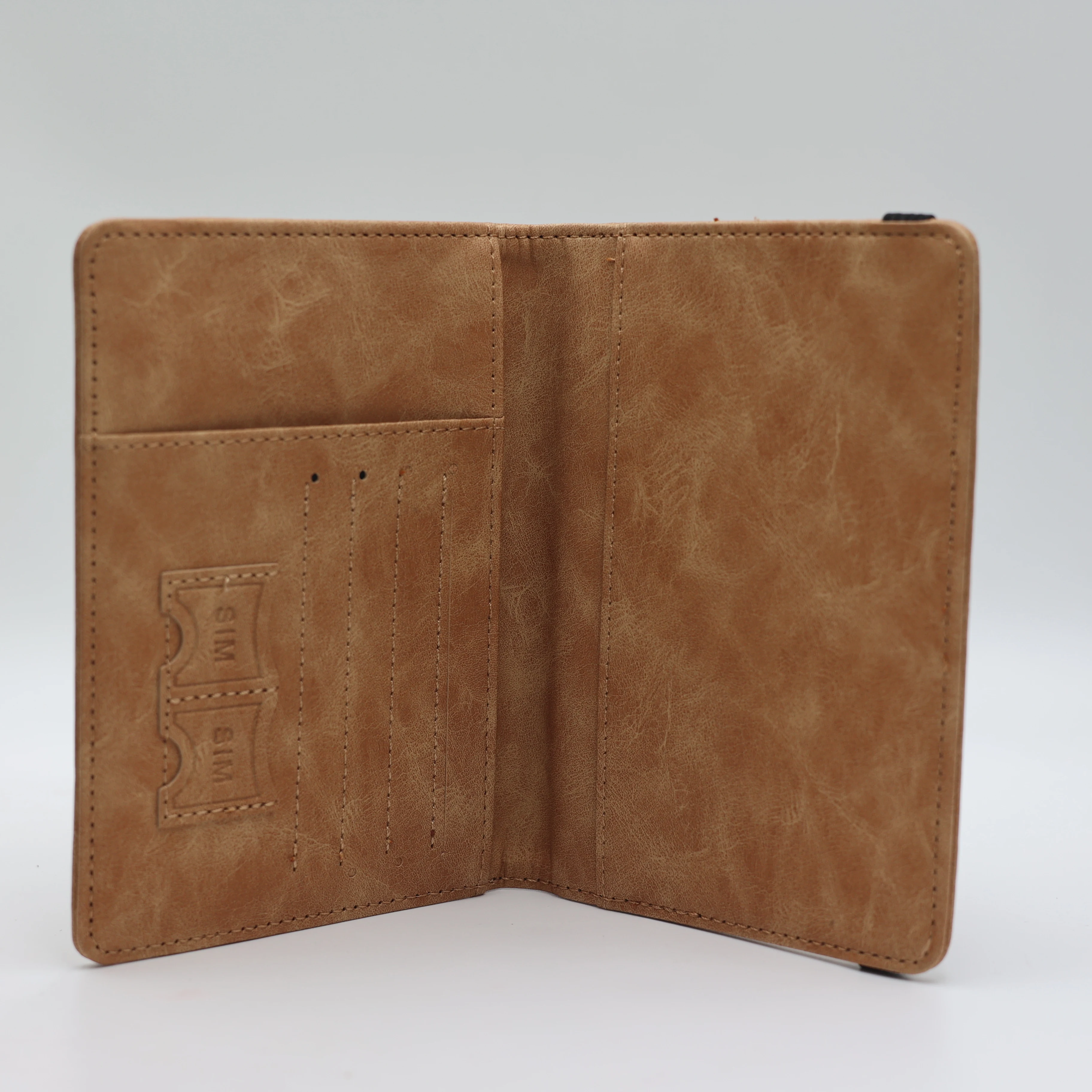 Russia Logo passport holder leather PU passport cover RFID travel wallet sim card certificate bags resistance band passport case