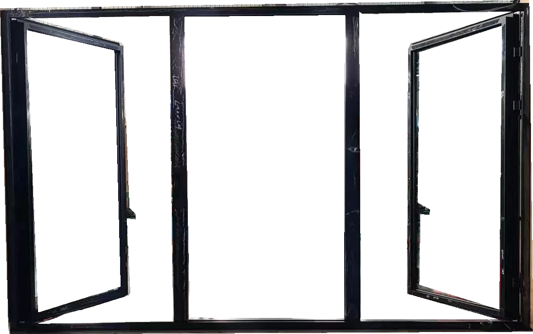 kimyuda doors and windows burglar  bars  home  privacy louvers safety  black aluminium american crank open swing window