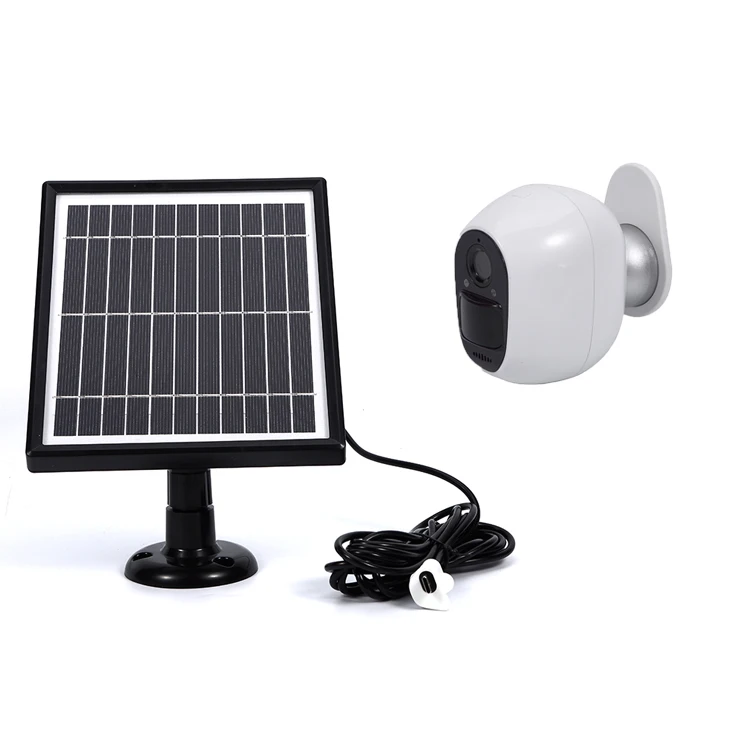 
Solar Powered Wireless Cameras Outdoor Wireless Battery Powered Security Camera With PIR Detection 