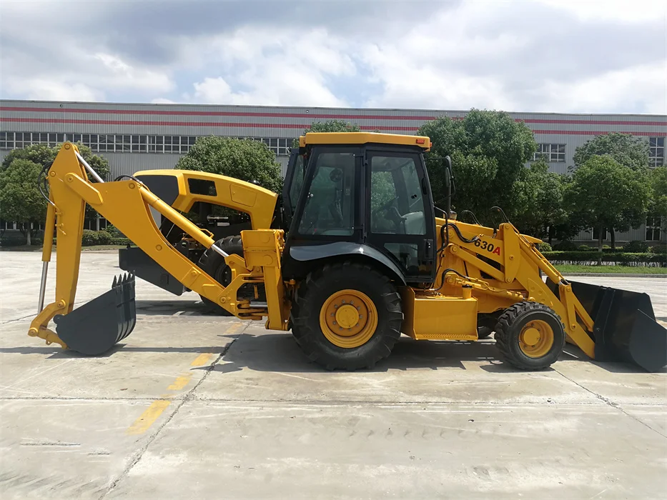 Chinese Brand Changlin 630A 4X4 7.6 t Mini Backhoe Loader with Diesel CE EPA Engine