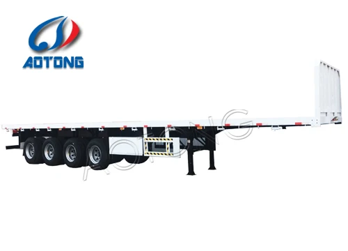 AOTONG TRAILER 3 axle 40ft бортовой полуприцеп/прицепы с контейнерным замком для продажи