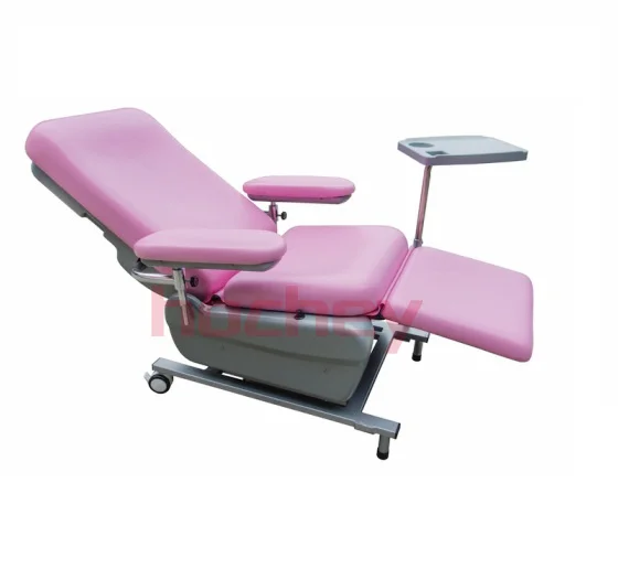 Hochey Hospital Portable Multi-functional Infusion Chair Mobile Electric Blood Donor and Phlebotomy Dialysis Chair