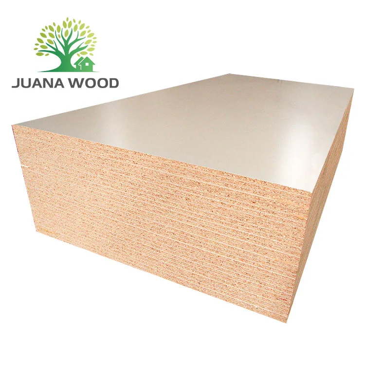 JUANA Wholesale Furniture Grade White Melamine Particle Board High Density Chipboard 18mm Raw Laminated
