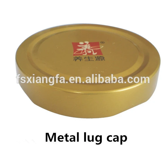 
food safe metal twist off lug cap 