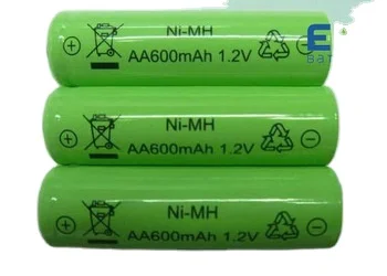Ni-Mh AA600mAh 1.2V rechargeable battery cell /nimh aa 600mah 1.2v battery