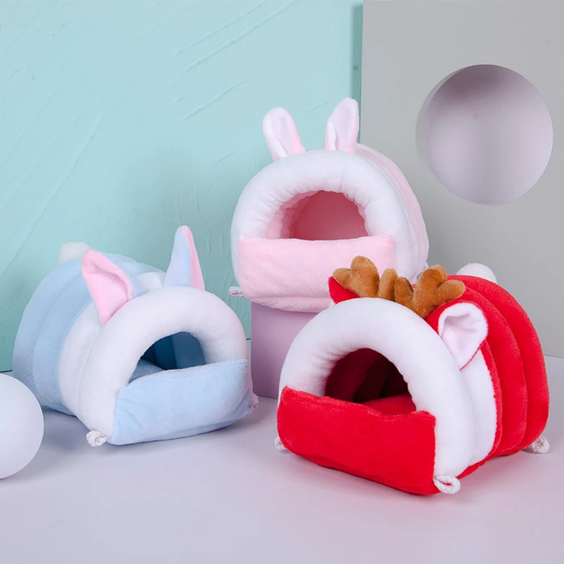 Soft Cotton Comfortable Winter Nest Small Animal Guinea Pig Hamster Bed House