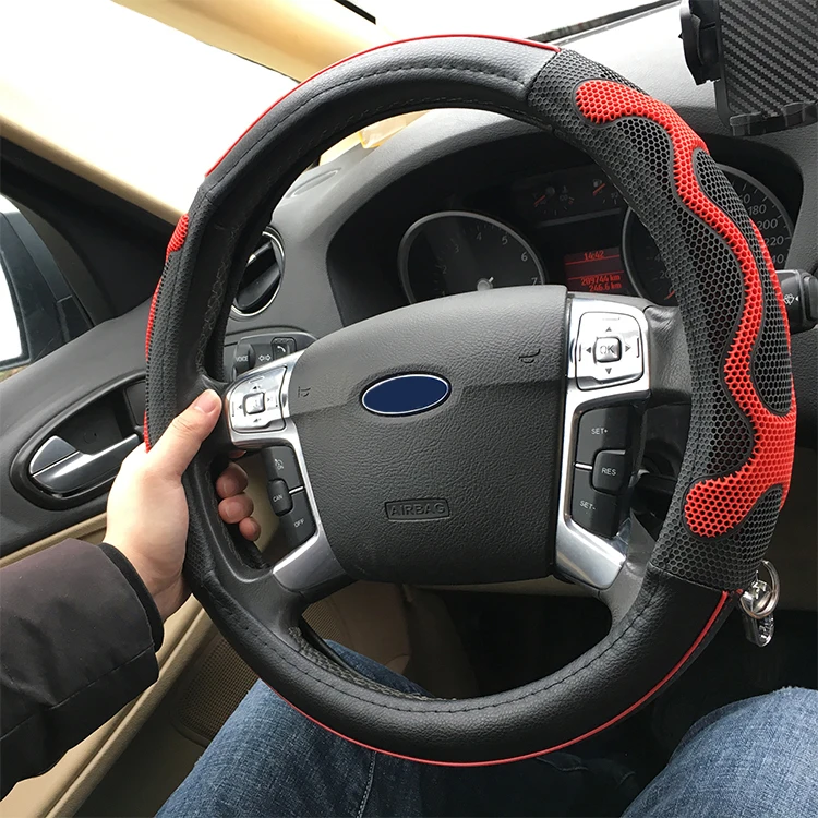  Высококачественные автомобильные резиновые ручки чехол на руль для автомобильного