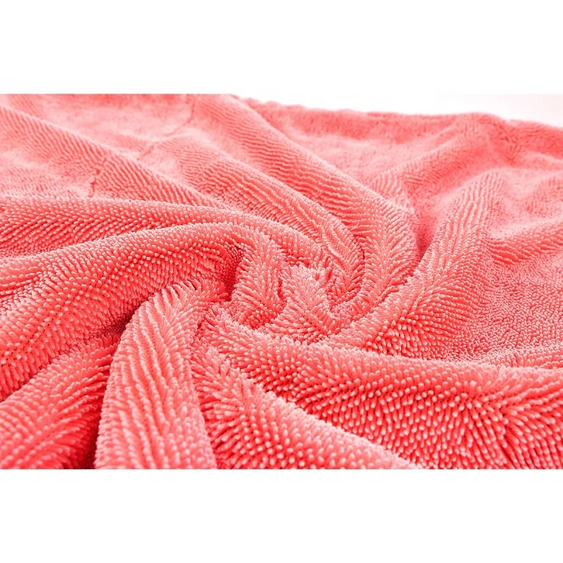 MaxShine 1200GSM Duo Twisted Colorful Drying Towel Duo Twist Loop Towel For Car Drying
