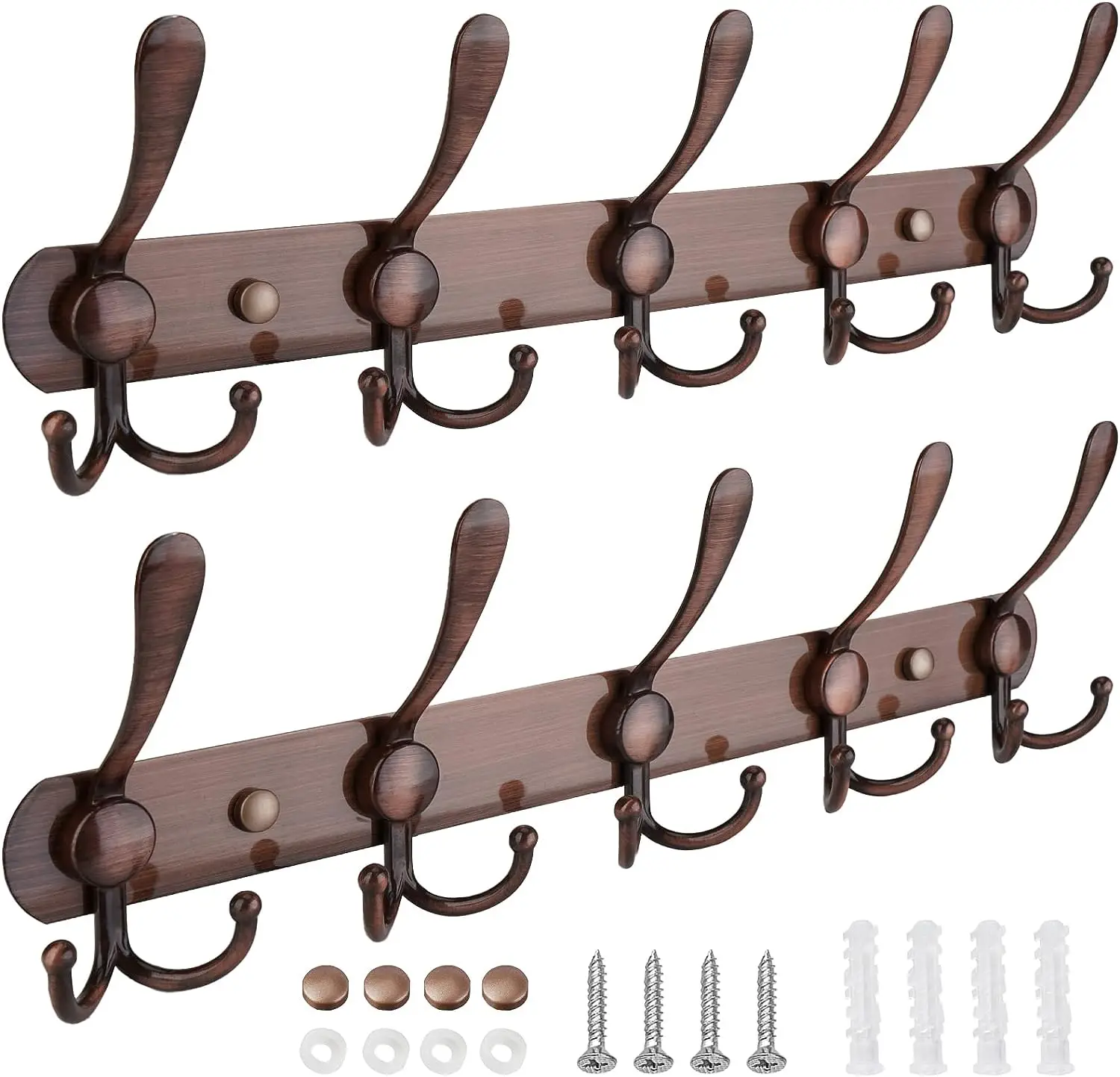 Heavy Duty Bath Towel Hooks Stainless Steel Robe Hooks Holder, Metal Coat Hook for Towel Coat Hat Key Bathroom Bedroom