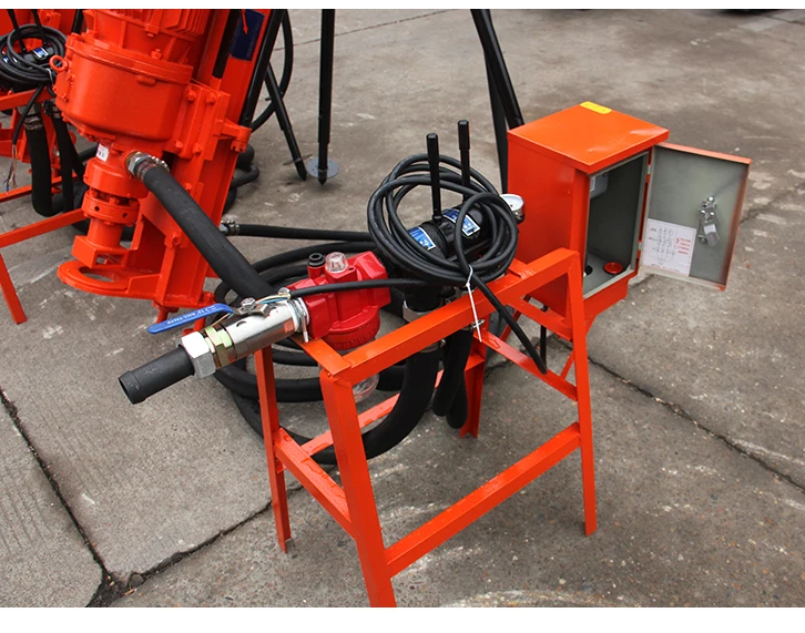 Kaishan 30m depth strong power KQD120 diesel dth mine drilling rig nail drill machine