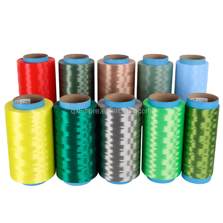 High Performance Cut Resistant Colorful PE UHMWPE FIbre Multifilament Yarn for Ropes Textile