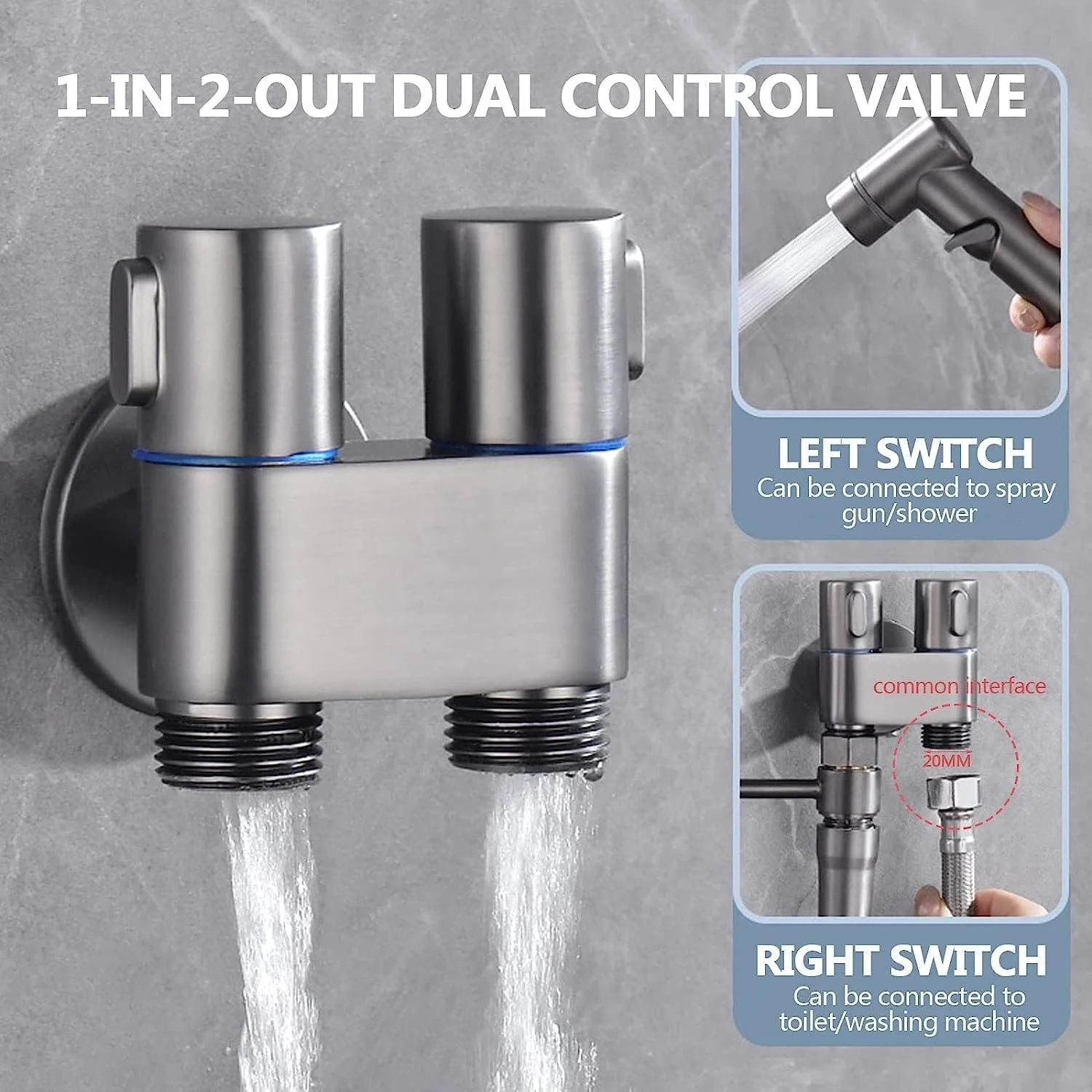 bathroom ABS handheld bidet spray set toilet companion modern sprayer shattaf toilet bidet faucet with telphone pipe