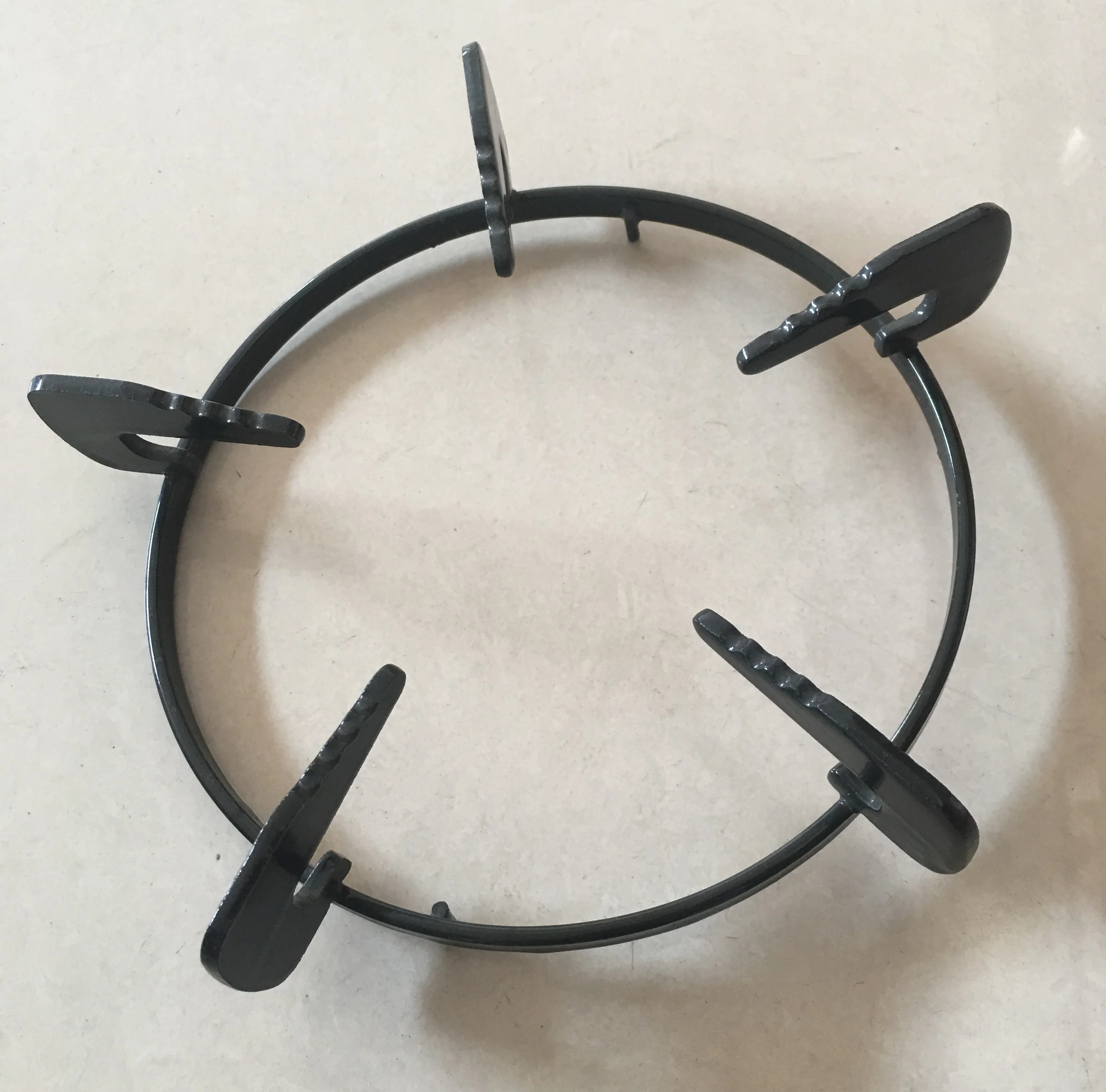 
Commercial and Household Table Tempered Glass Cast Iron 4 Burner with Brass Cap Gas Cooktop with Cover 