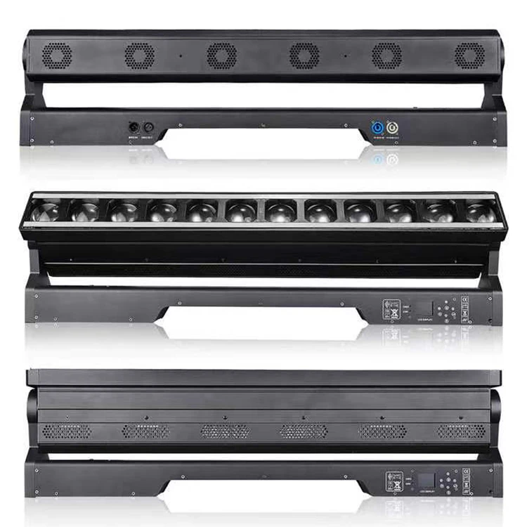 New 12*40W Led Bar Zoom Wash Moving Head Light With Backlight Led Ring Stage Lights